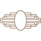 Ekena Millwork Elizabeth Wood Fretwork Pierced Ceiling Medallion, 22"W x 11"H x 6"IW x 10 3/8"IH x 3/8"T CMWP22X11X0375EBMF - alternate 2